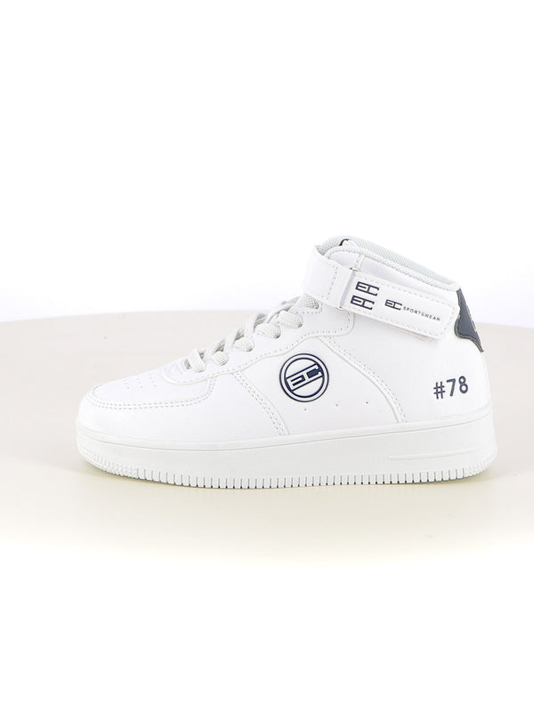Sneakers con strappi bambino ENRICO COVERI SPORTSWEAR CKS524C04B bianco | Costa Superstore