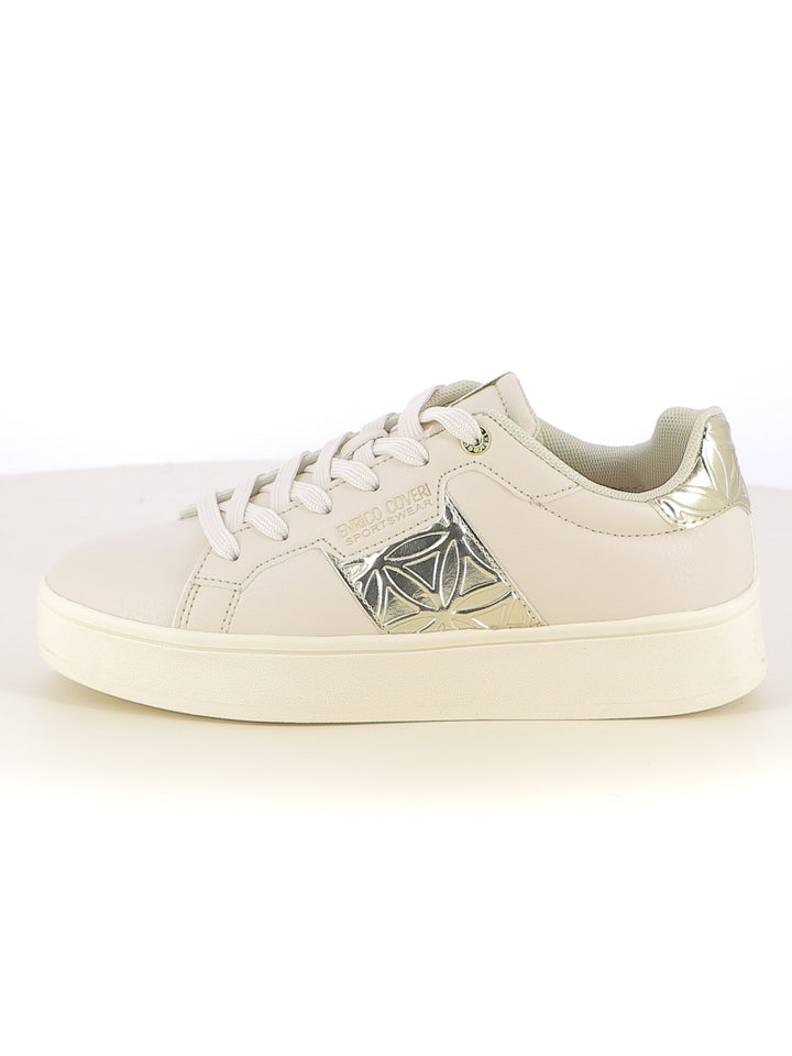 Sneakers stringate donna ENRICO COVERI SPORTSWEAR CSW524C29 beige chiaro | Costa Superstore
