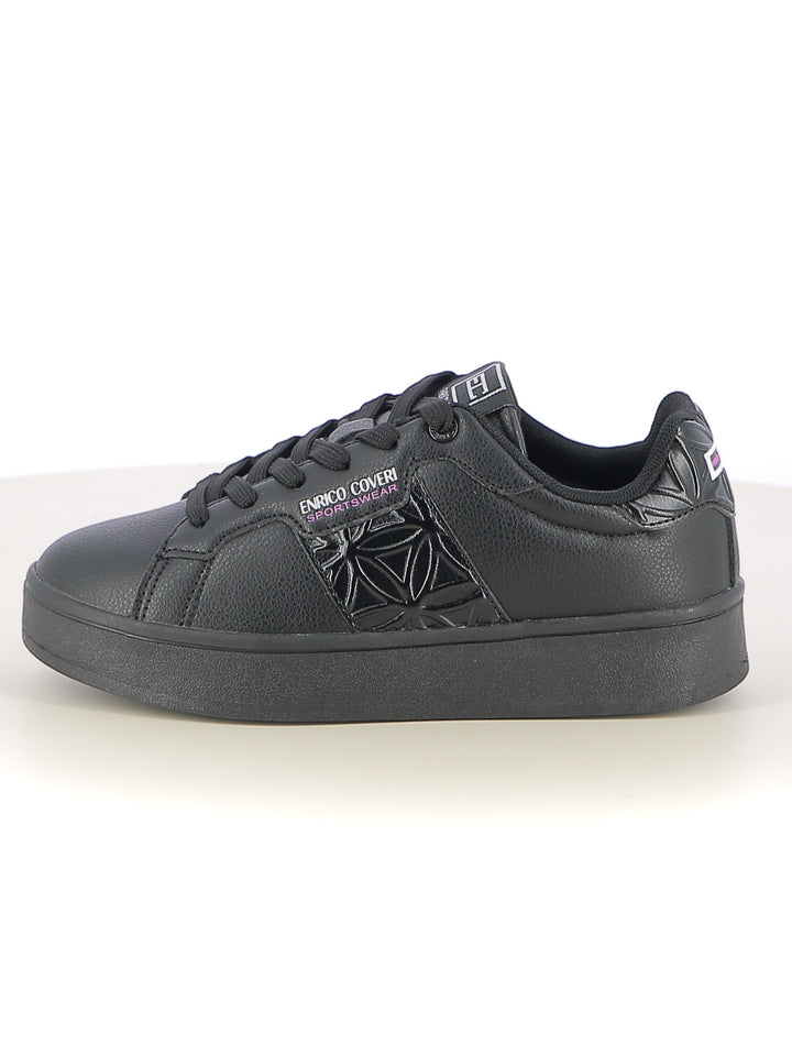 Sneakers stringate donna ENRICO COVERI SPORTSWEAR CSW524C29 nero | Costa Superstore