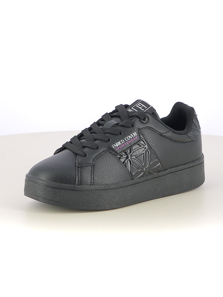 Sneakers stringate donna ENRICO COVERI SPORTSWEAR CSW524C29 nero | Costa Superstore