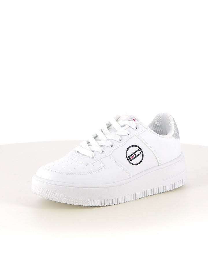 Sneakers stringate donna ENRICO COVERI SPORTSWEAR CSW524C40 argento | Costa Superstore