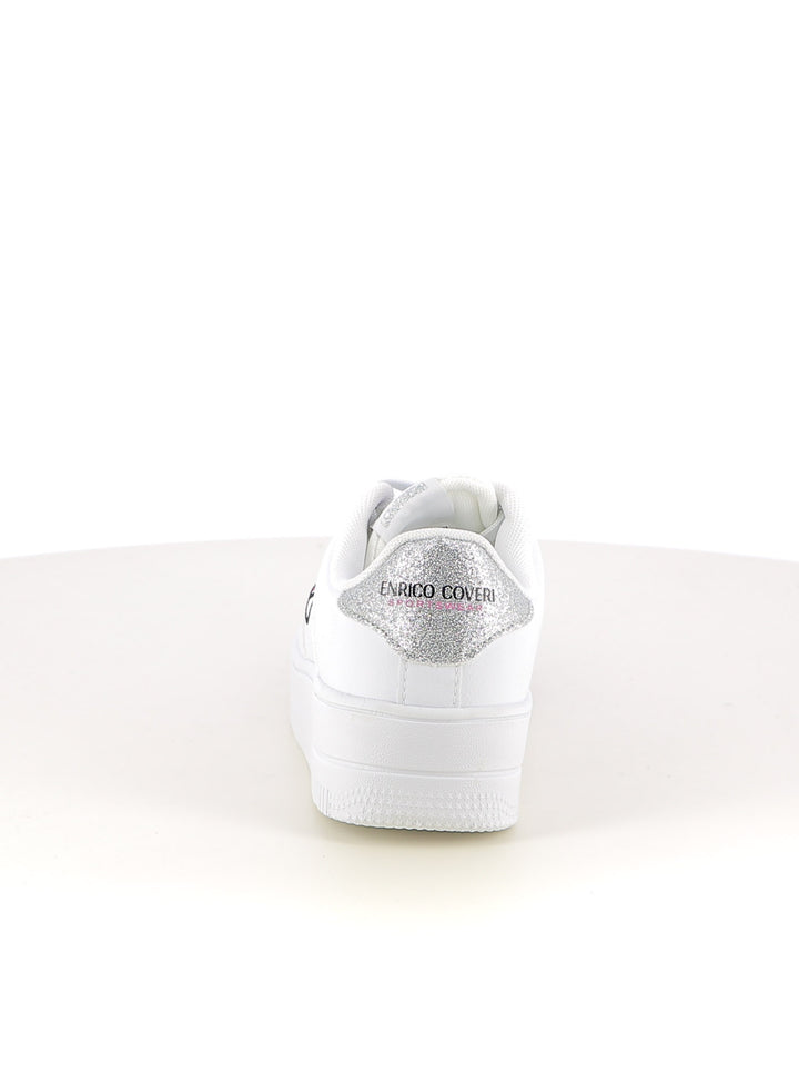 Sneakers stringate donna ENRICO COVERI SPORTSWEAR CSW524C40 argento | Costa Superstore