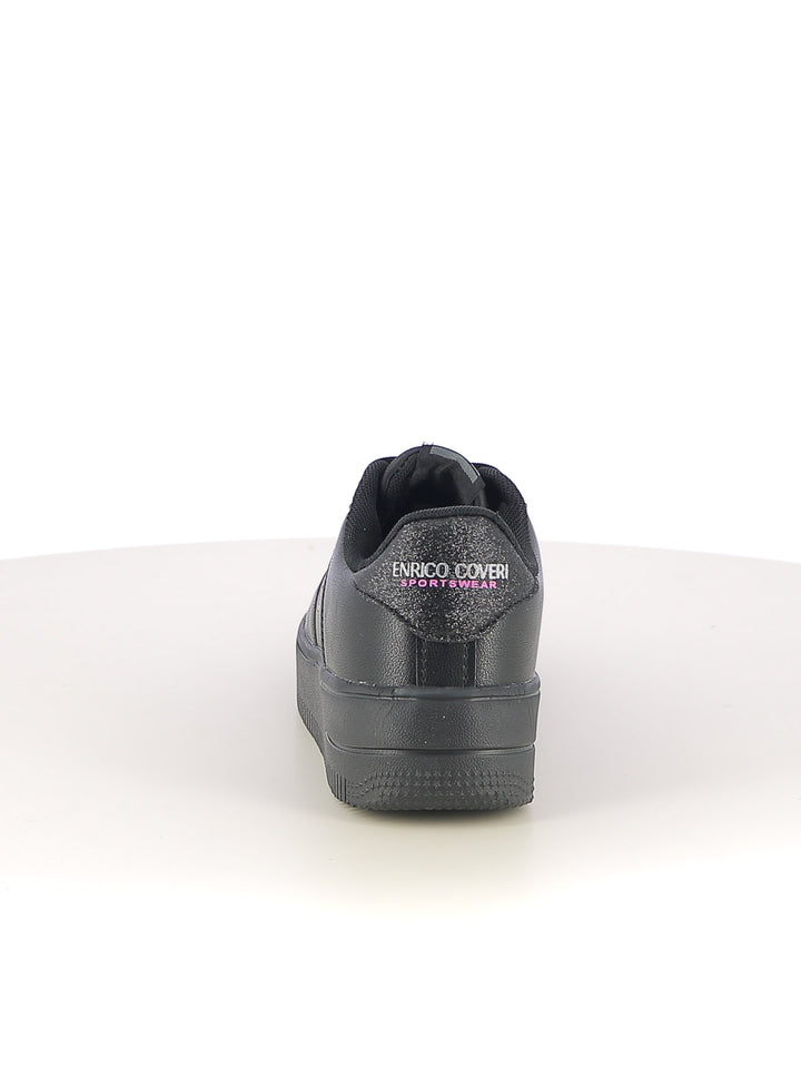 Sneakers stringate donna ENRICO COVERI SPORTSWEAR CSW524C40 nero | Costa Superstore