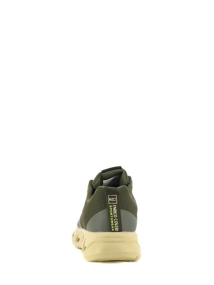 Sneakers stringate uomo ENRICO COVERI SPORTSWEAR ECS526362 verde scuro | Costa Superstore