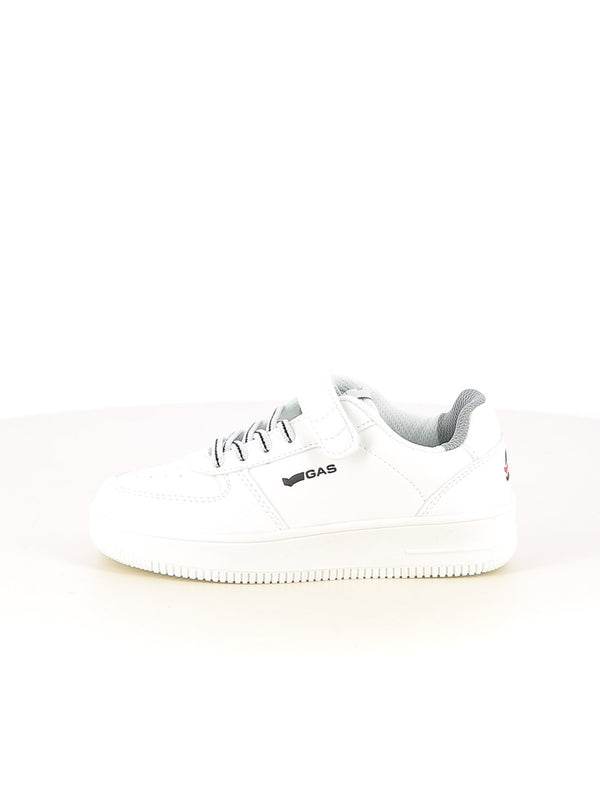 Sneakers con strappi bambino GAS GAK524210 bianco grigio | Costa Superstore