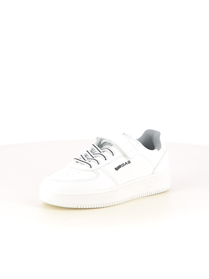 Sneakers con strappi bambino GAS GAK524210 bianco grigio | Costa Superstore