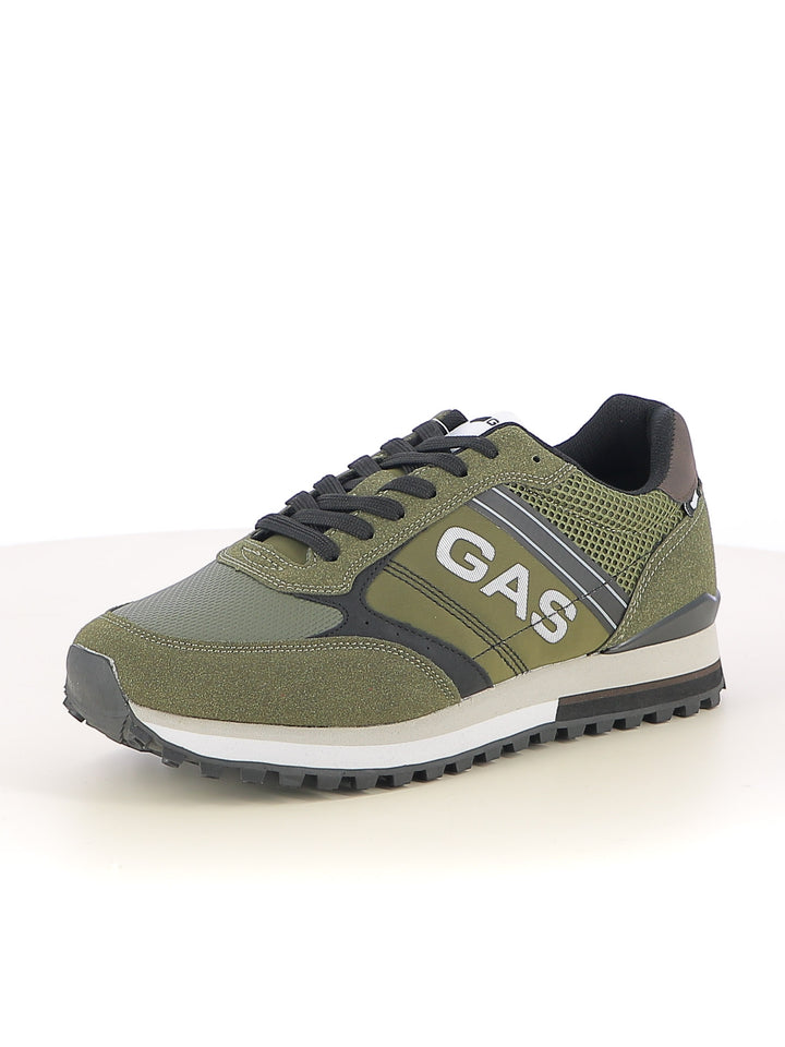 Sneakers stringate uomo GAS GAM523901 verde scuro | Costa Superstore