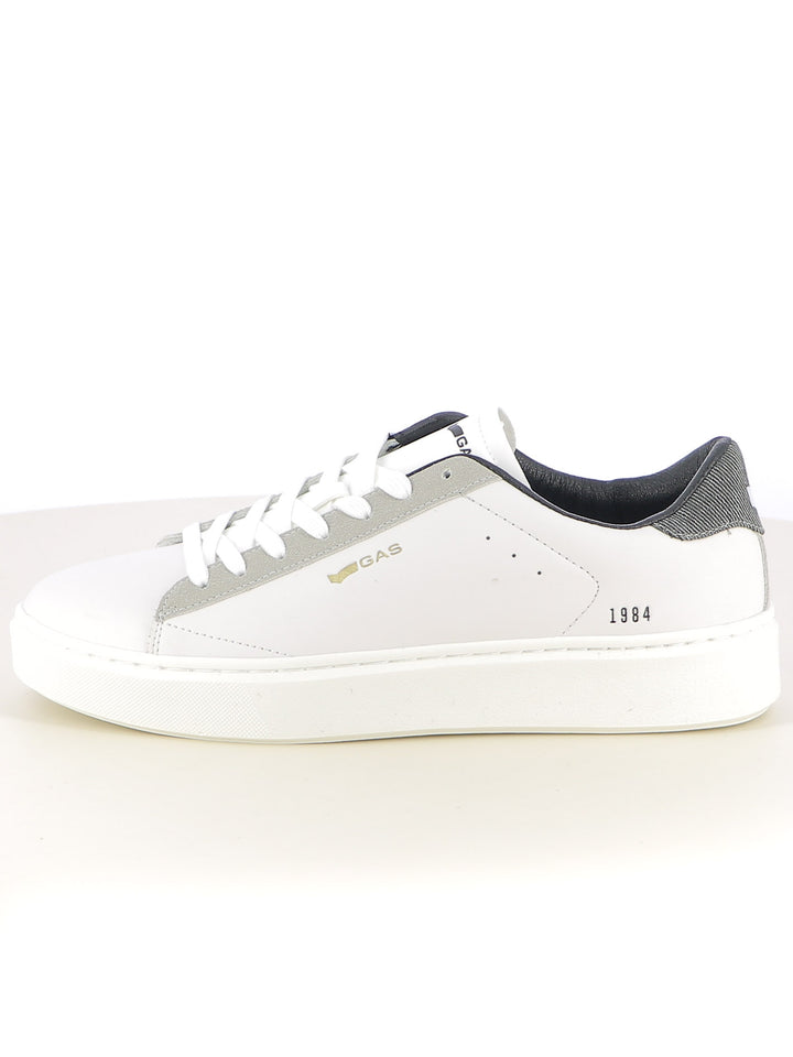 Sneakers stringate uomo GAS GAM524506 bianco | Costa Superstore