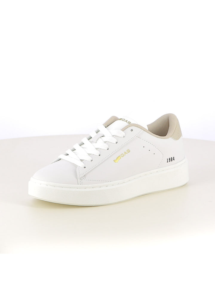 Sneakers stringate donna GAS GAW524905 bianco oro | Costa Superstore