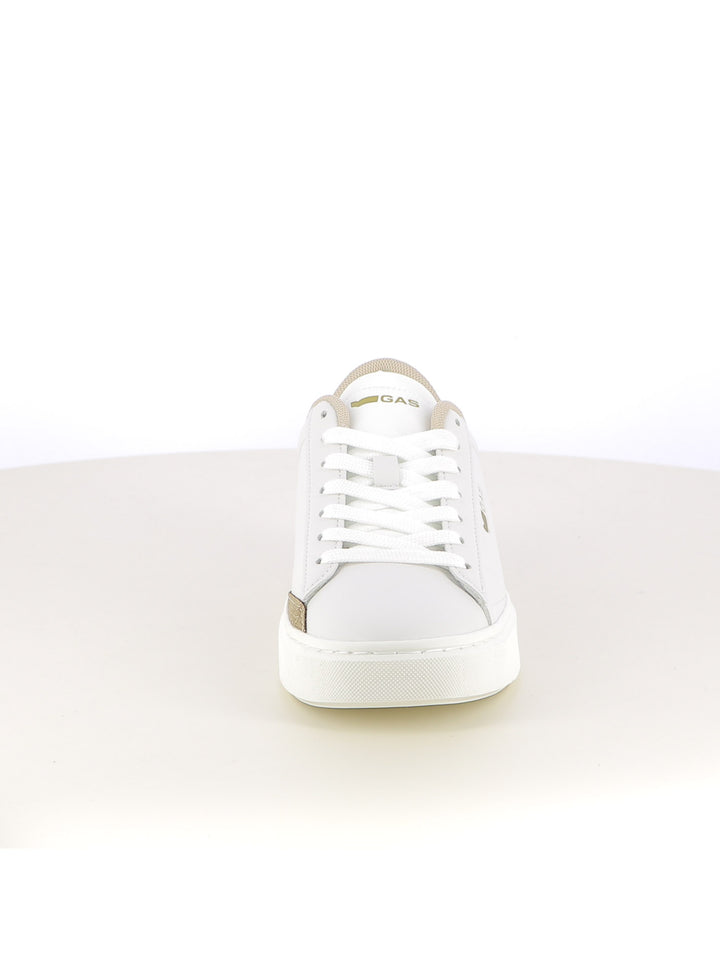 Sneakers stringate donna GAS GAW524905 bianco oro | Costa Superstore