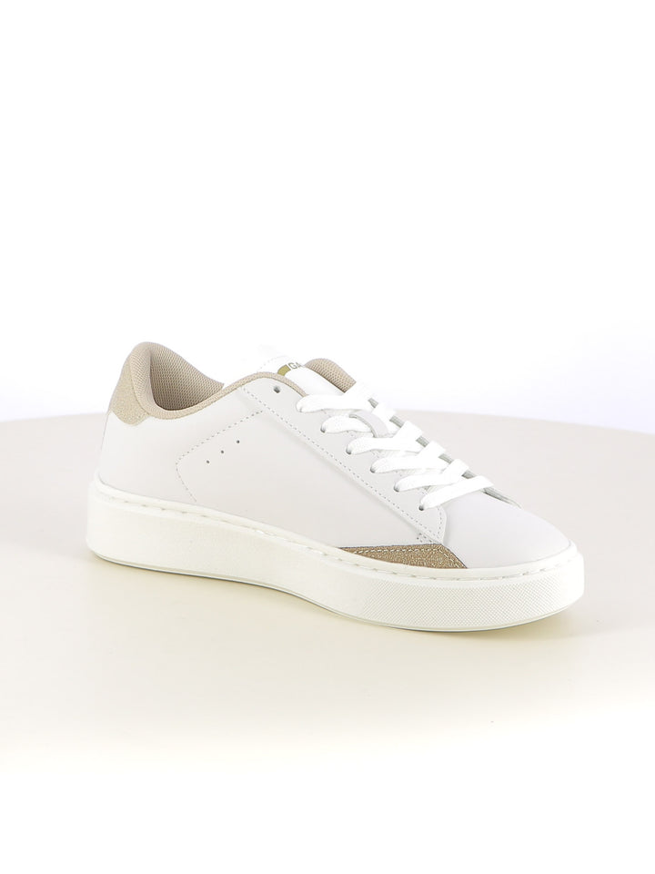 Sneakers stringate donna GAS GAW524905 bianco oro | Costa Superstore