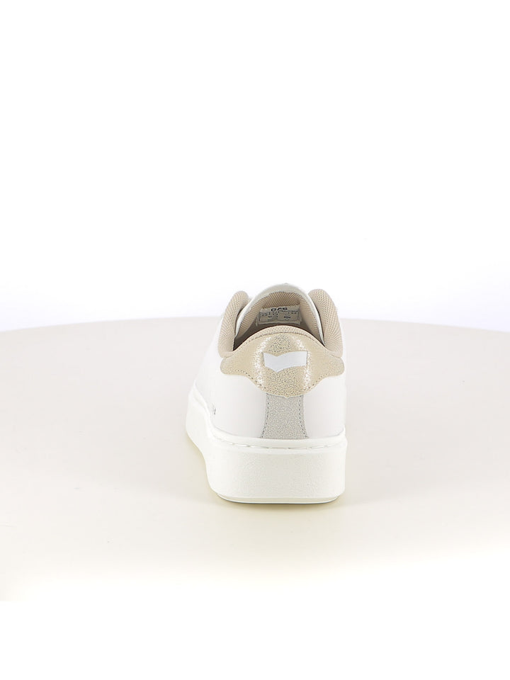 Sneakers stringate donna GAS GAW524905 bianco oro | Costa Superstore