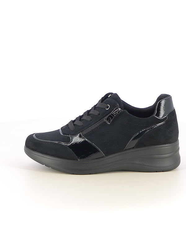 Sneakers stringate donna INBLU IC49 nero | Costa Superstore