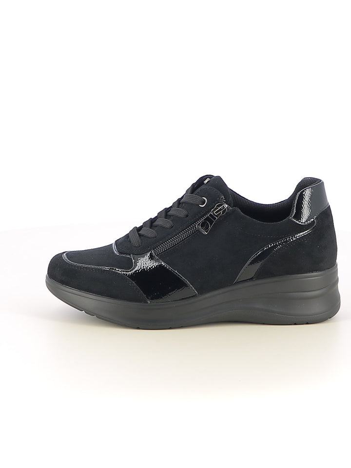 Sneakers stringate donna INBLU IC49 nero | Costa Superstore