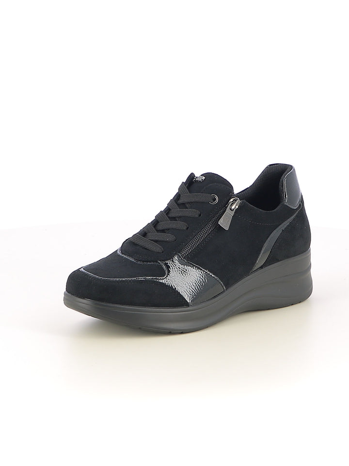 Sneakers stringate donna INBLU IC49 nero | Costa Superstore