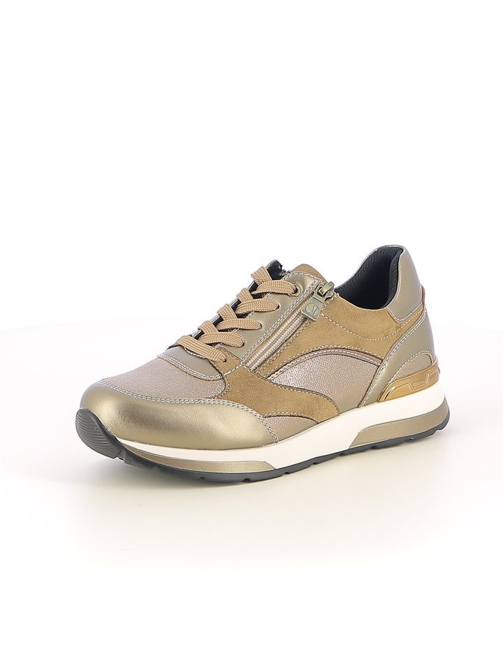 Sneakers stringate donna INBLU IN445 oro | Costa Superstore
