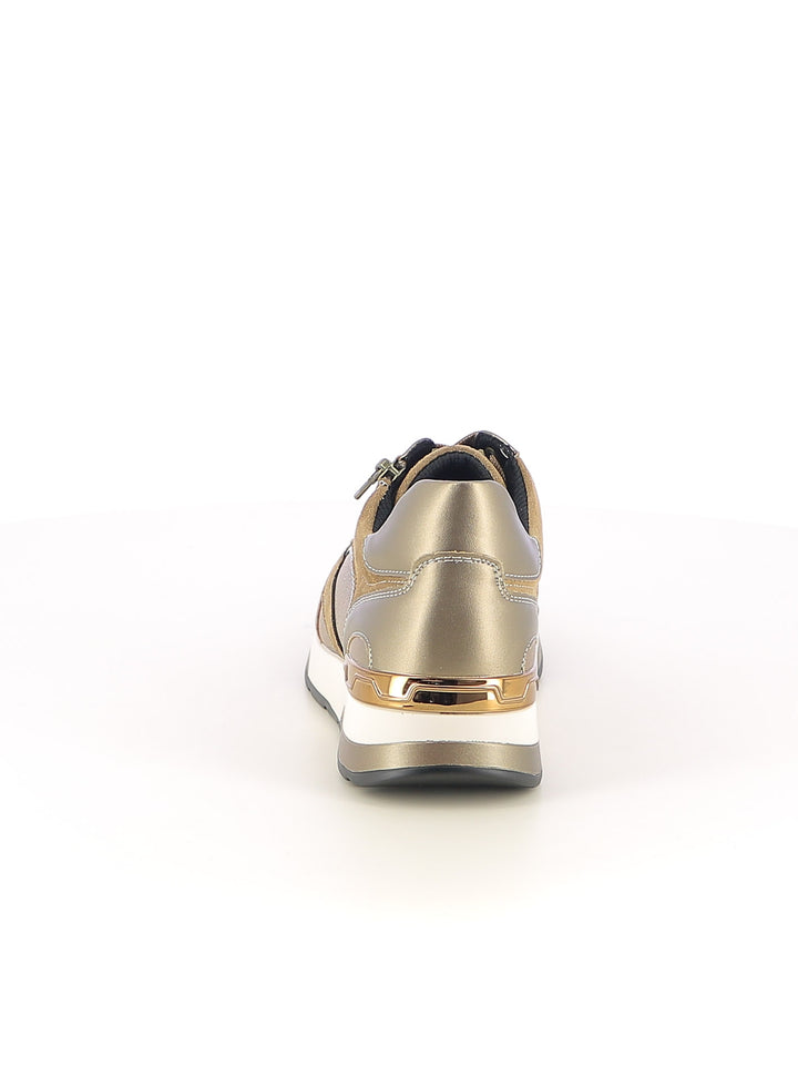 Sneakers stringate donna INBLU IN445 oro | Costa Superstore