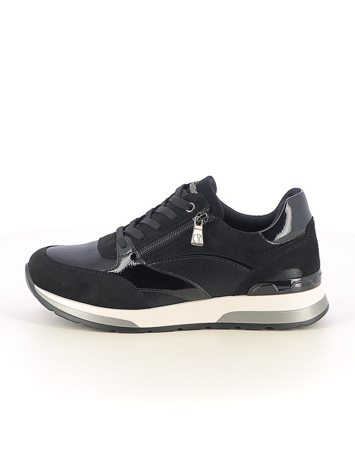 Sneakers stringate donna INBLU IN445 nero | Costa Superstore