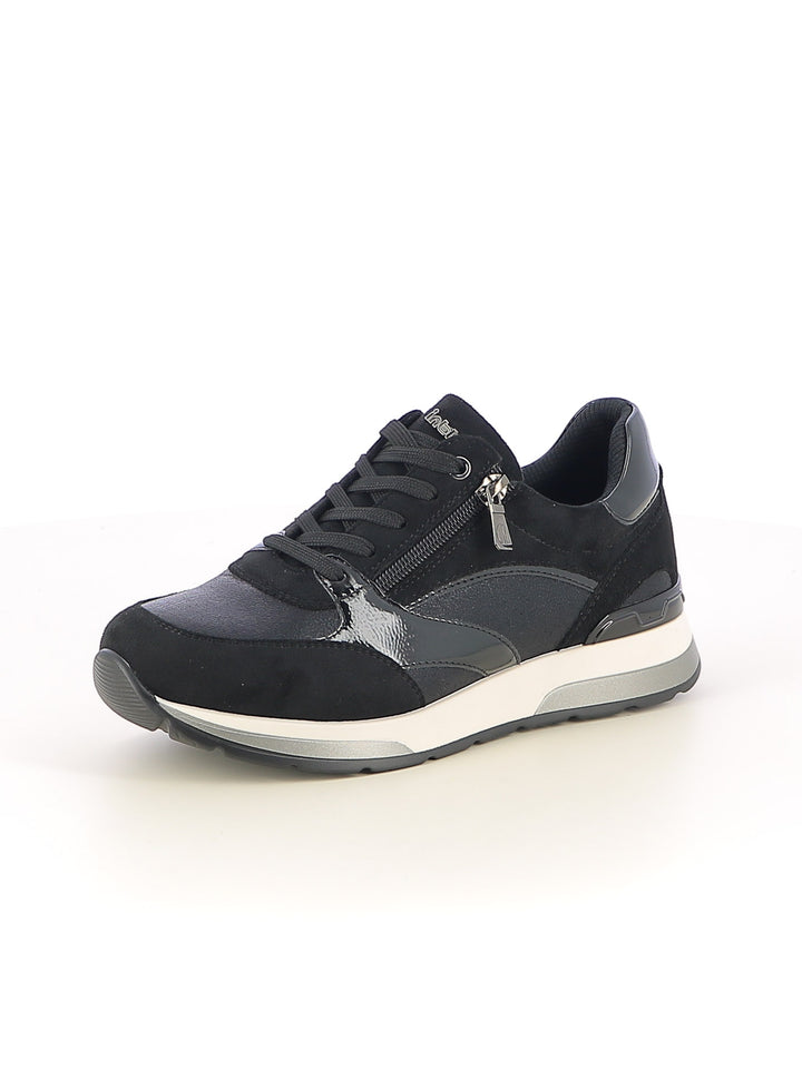 Sneakers stringate donna INBLU IN445 nero | Costa Superstore
