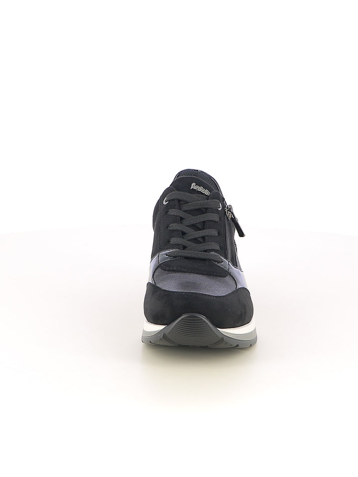 Sneakers stringate donna INBLU IN445 nero | Costa Superstore