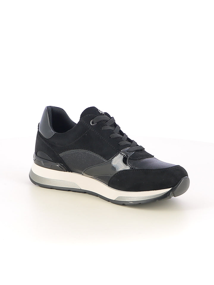 Sneakers stringate donna INBLU IN445 nero | Costa Superstore