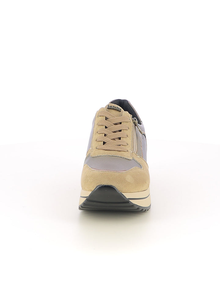 Sneakers stringate donna INBLU IN451 grigio chiaro | Costa Superstore