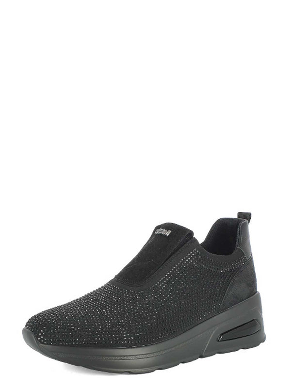 Sneakers stringate donna INBLU IN459 nero | Costa Superstore