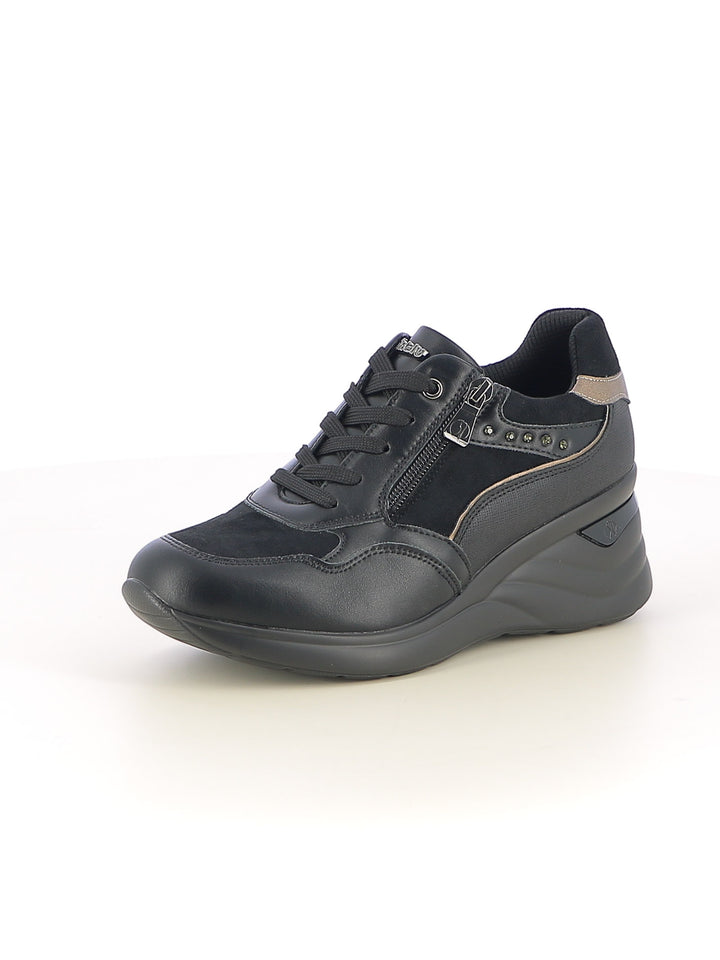 Sneakers stringate donna INBLU IN461 nero | Costa Superstore