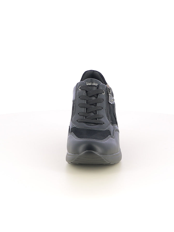 Sneakers stringate donna INBLU IN461 nero | Costa Superstore