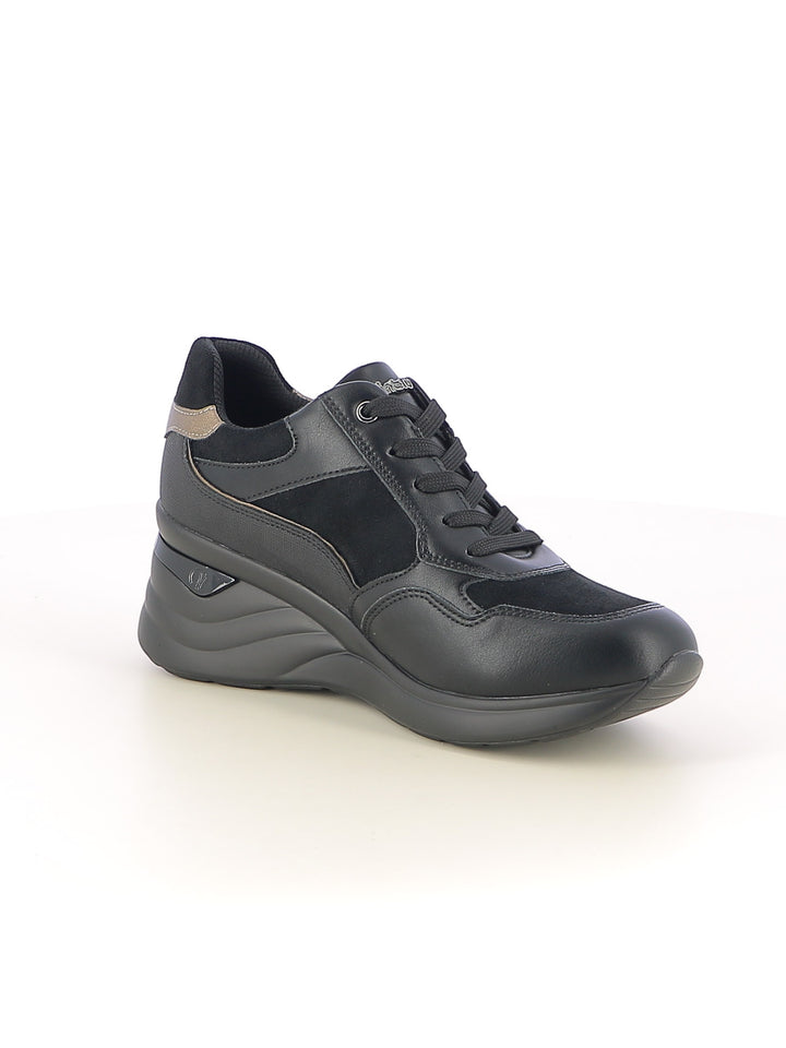 Sneakers stringate donna INBLU IN461 nero | Costa Superstore