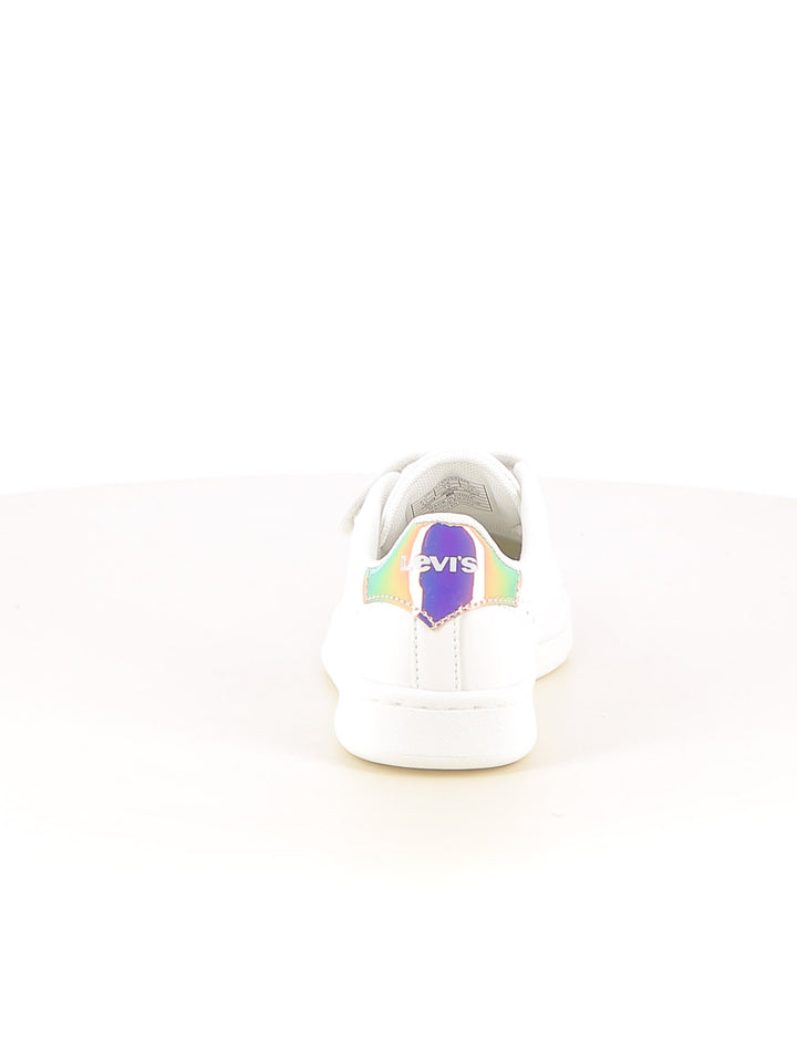 Sneakers con strappi bambina LEVIS VAVE0262S UNITY BA bianco argento | Costa Superstore