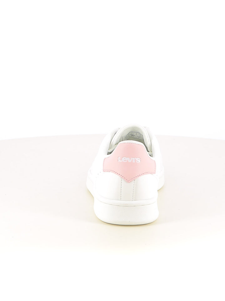Sneakers stringate donna LEVIS VAVE0263S UNITY bianco rosa | Costa Superstore