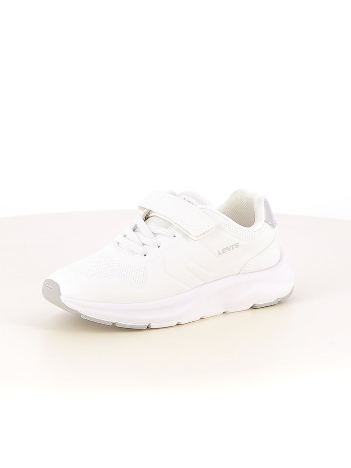 Sneakers sportive bambina LEVIS VHUD0030T LARRY BA bianco argento | Costa Superstore