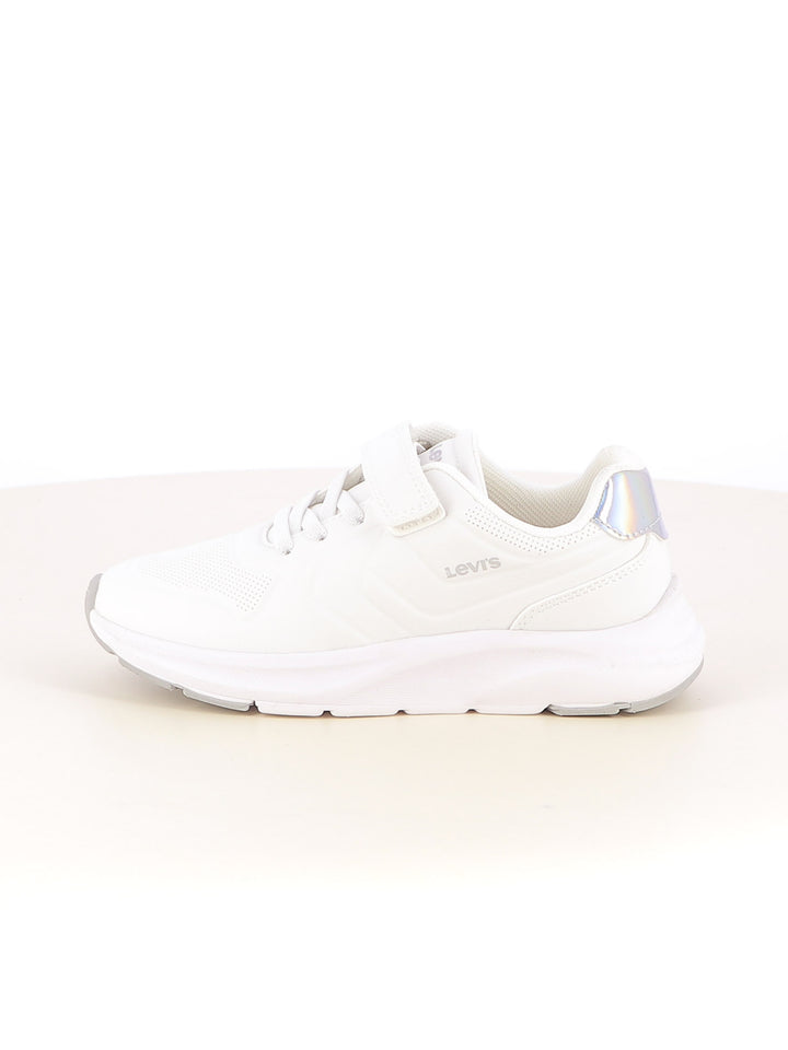 Sneakers sportive bambina LEVIS VHUD0030T LARRY BA bianco argento | Costa Superstore