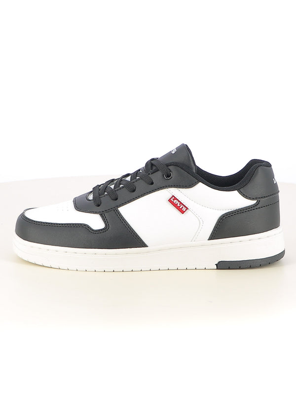 Sneakers stringate ragazzo LEVIS VIRV0141S KICK SE bianco nero | Costa Superstore