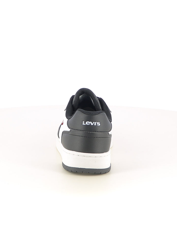 Sneakers stringate ragazzo LEVIS VIRV0141S KICK SE bianco nero | Costa Superstore