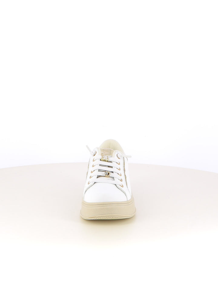 Sneakers stringate bambina LOVE DETAILS 153 451B bianco | Costa Superstore