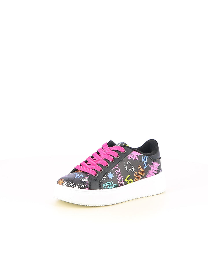 Sneakers stringate bambina LOVE DETAILS 153 453 nero | Costa Superstore