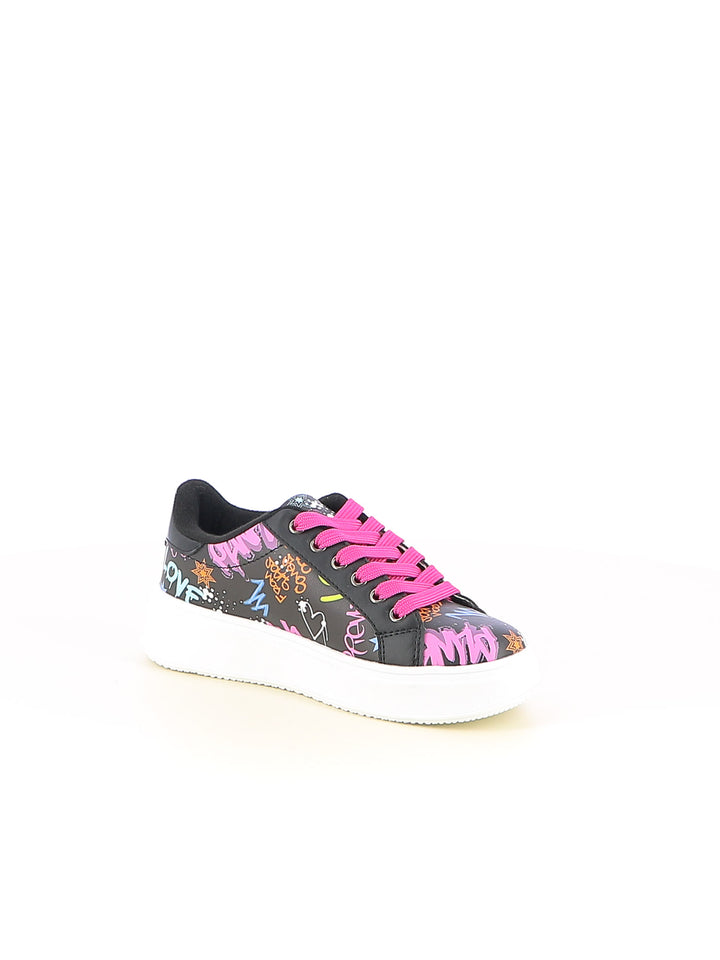 Sneakers stringate bambina LOVE DETAILS 153 453 nero | Costa Superstore