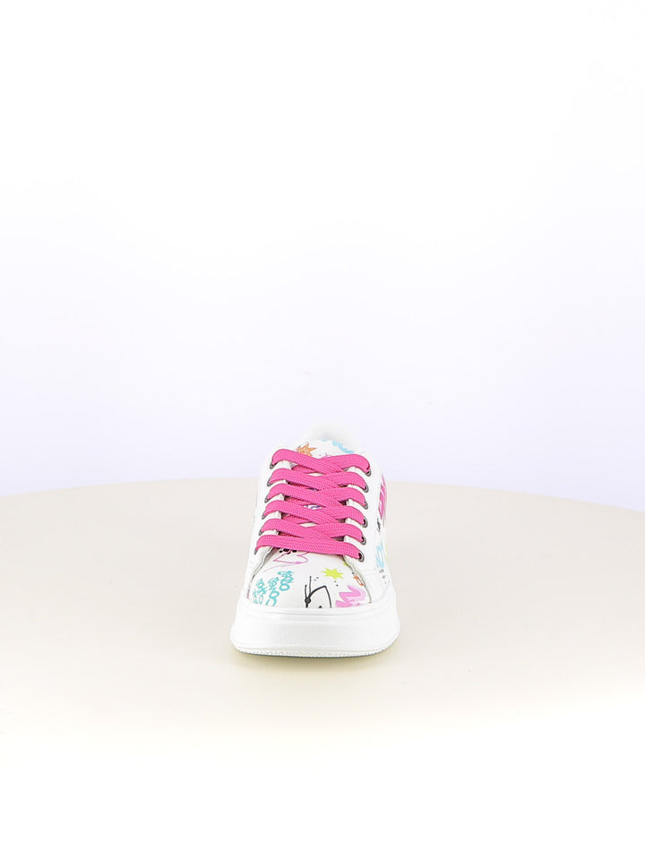 Sneakers stringate bambina LOVE DETAILS 153 453 bianco | Costa Superstore