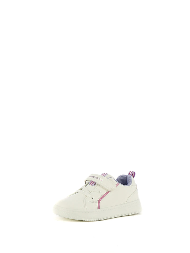 Sneakers con strappi bambina LUMBERJACK 102226697A bianco rosa | Costa Superstore