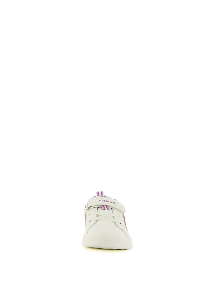 Sneakers con strappi bambina LUMBERJACK 102226697A bianco rosa | Costa Superstore