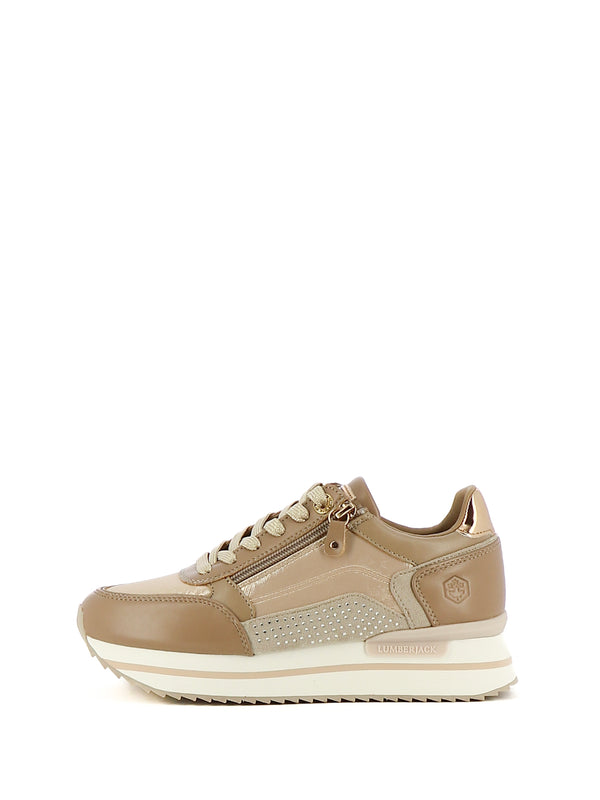 Sneakers stringate donna LUMBERJACK 102230343 beige chiaro | Costa Superstore