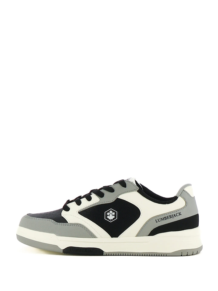 Sneakers stringate uomo LUMBERJACK 102243367 bianco grigio | Costa Superstore