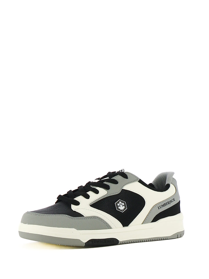 Sneakers stringate uomo LUMBERJACK 102243367 bianco grigio | Costa Superstore