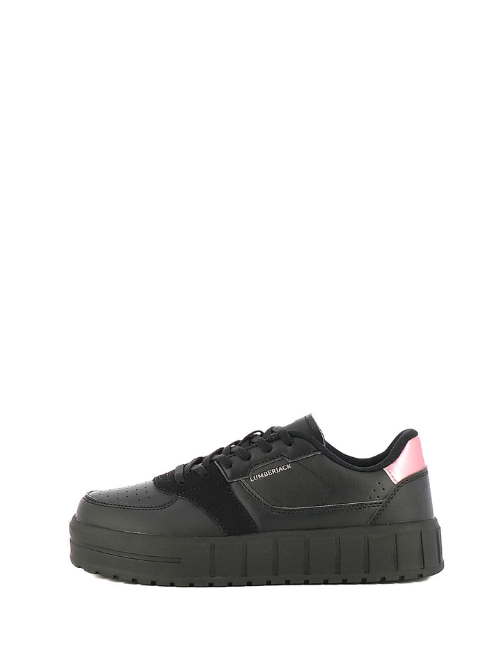 Sneakers stringate donna LUMBERJACK 102243596 nero | Costa Superstore