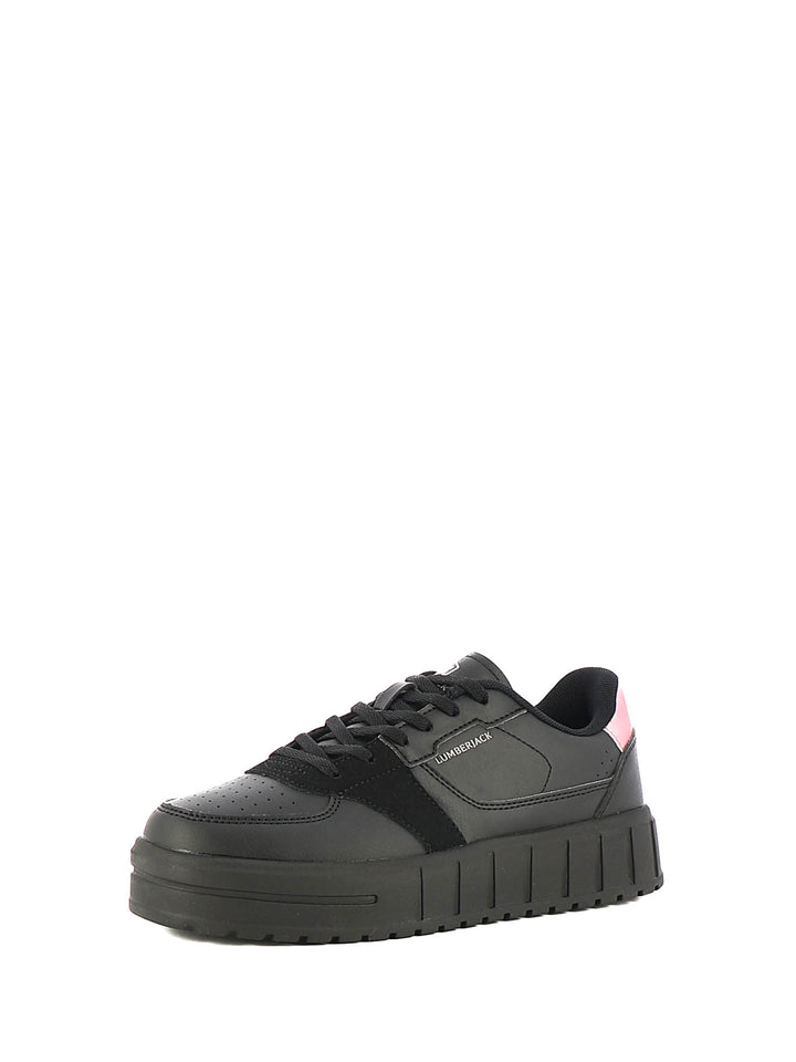 Sneakers stringate donna LUMBERJACK 102243596 nero | Costa Superstore