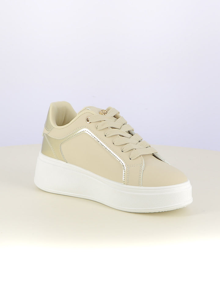 Sneakers stringate donna MAAX ZS01K beige scuro | Costa Superstore