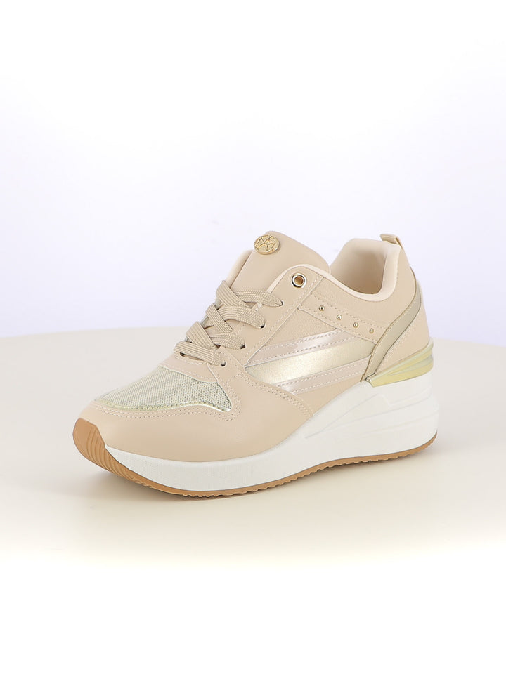 Sneakers stringate donna MAAX ZS15K beige scuro | Costa Superstore