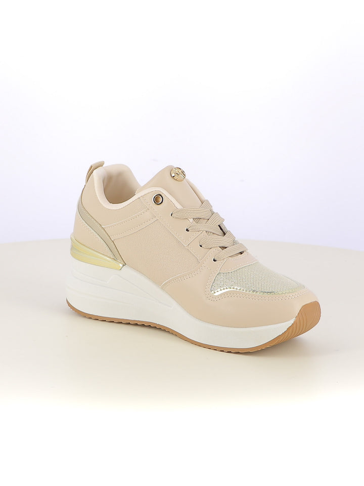 Sneakers stringate donna MAAX ZS15K beige scuro | Costa Superstore